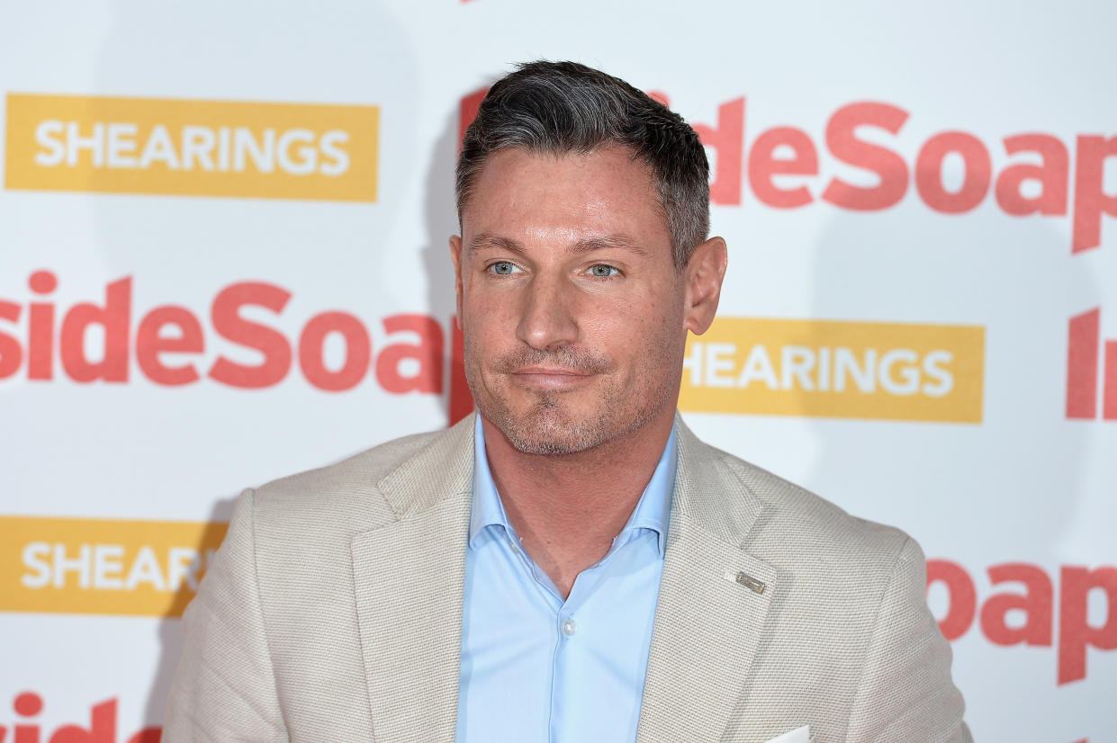 LONDON, ENGLAND - OCTOBER 22:  Dean Gaffney attends the Inside Soap Awards held at 100 Wardour Street on October 22, 2018 in London, England.  (Photo by Jeff Spicer/Jeff Spicer/Getty Images)