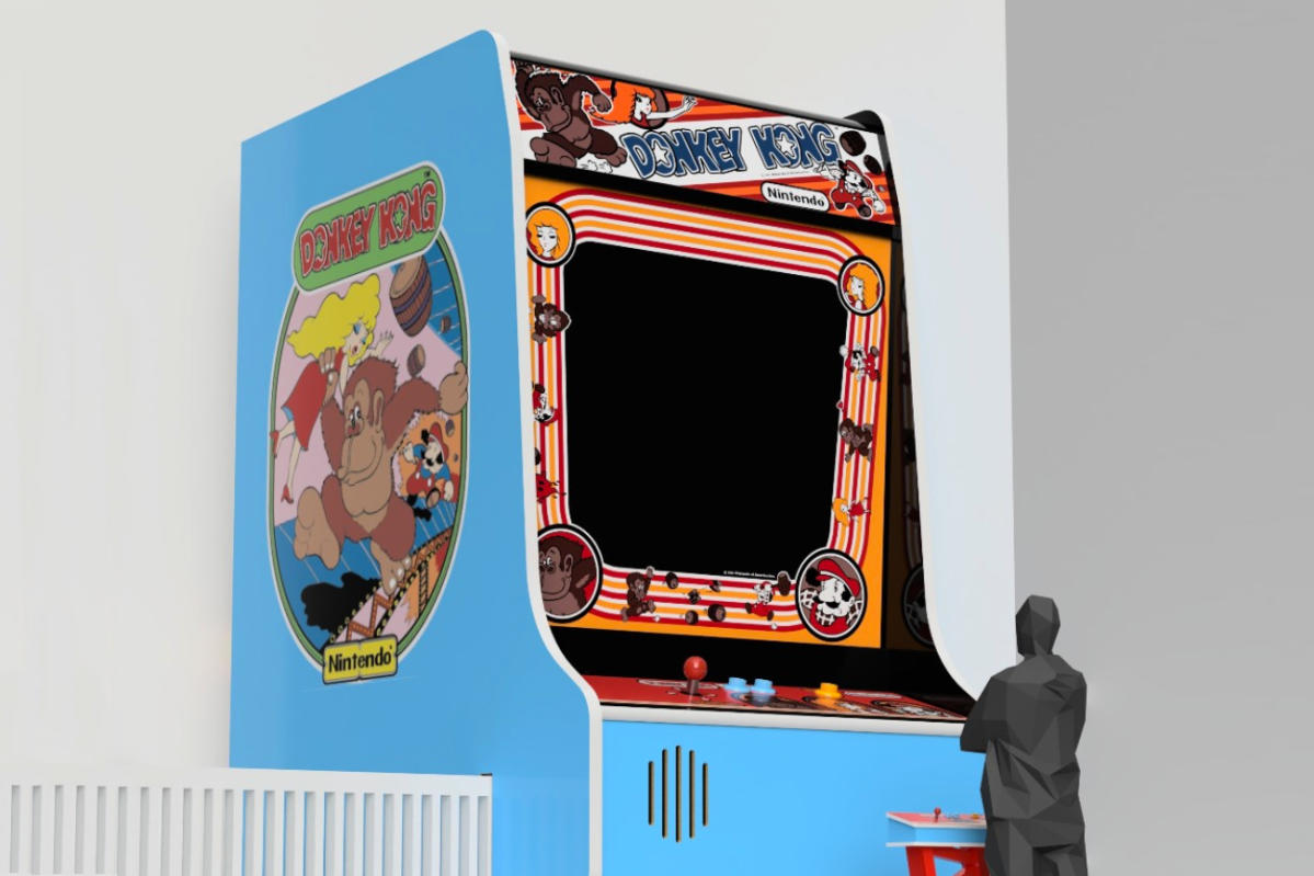 Museum creates giant ‘Donkey Kong’ cabinet with a little help from Nintendo - engadget.com