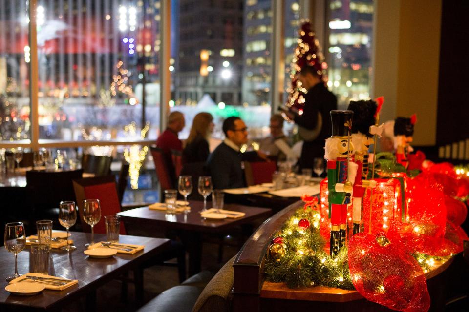 The dining room at Palomino in downtown Cincinnati, on Tuesday, Dec. 1, 2015.at Palomino in downtown Cincinnati, on Tuesday, Dec. 1, 2015.