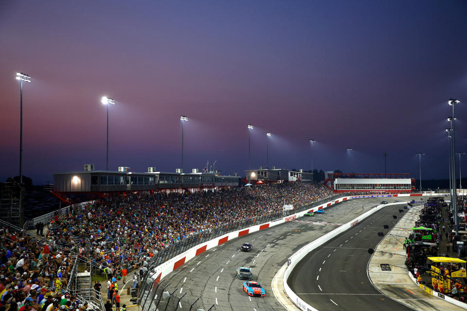 Une course NASCAR au North Wilkesboro Speedway (fichier Jared C. Tilton / Getty Images)