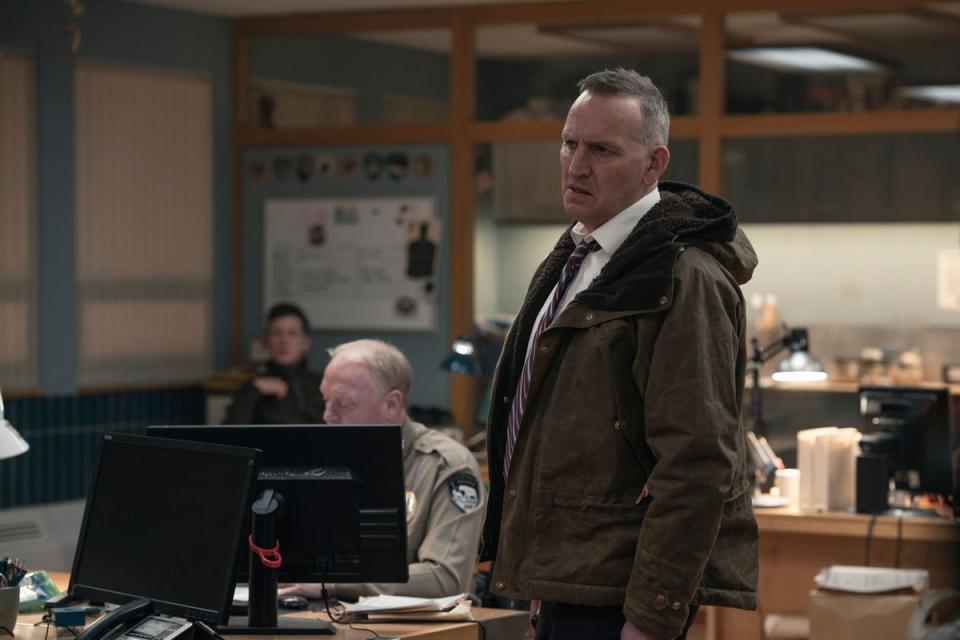 Christopher Eccleston as Ted Connelly (© 2023 Home Box Office, Inc. All rights reserved. HBOÂ® and all related programs are the property of Home Box Office, Inc.)