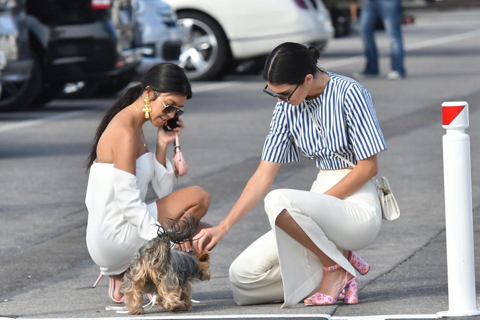 Kourtney and Kendall look sea-ductive on French Riviera