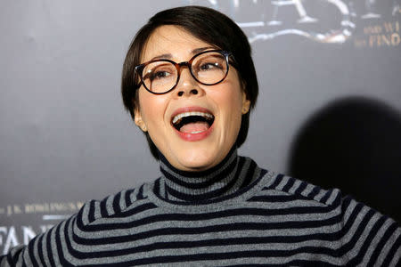 Actor Ann Curry attends the premiere of "Fantastic Beasts and Where to Find Them" in Manhattan, New York, U.S., November 10, 2016. REUTERS/Andrew Kelly
