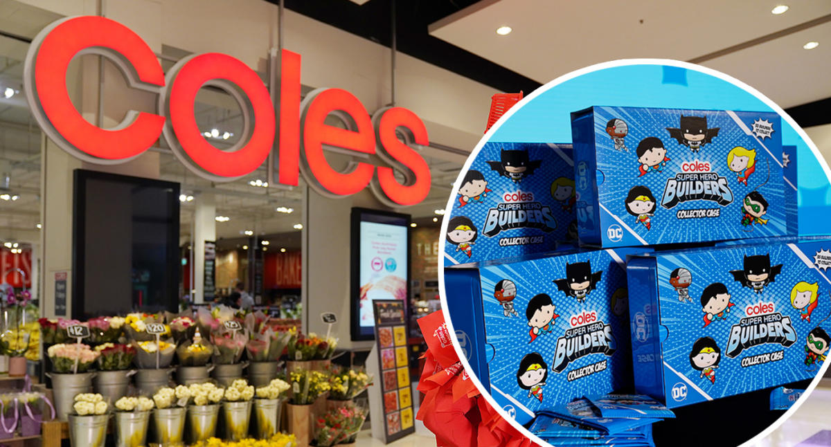 Coles unveils new super hero collectables with a 'challenge' for shoppers