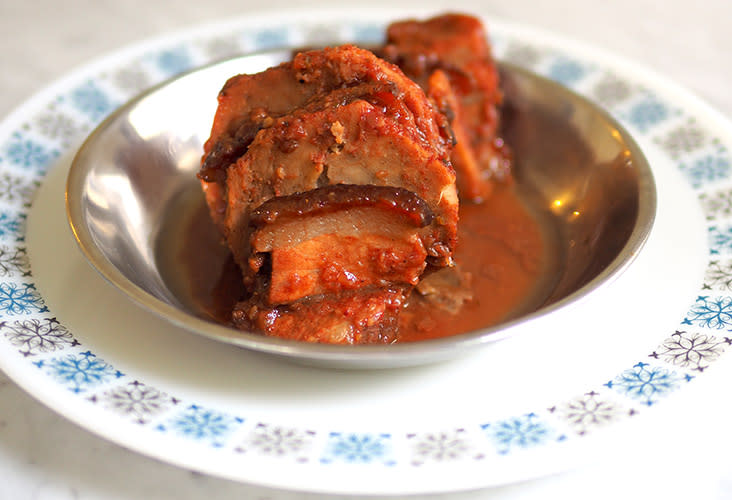 Cherine Home Cooked Food delivers an excellent stewed yam and pork belly dish that my Hakka ancestors will be proud of. – Pictures by Lee Khang Yi
