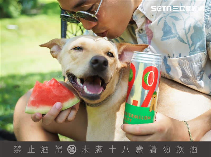 9.99調啤系第五彈「臺虎瓜啤狗Watermelon Salty Dog」（圖／臺虎提供）