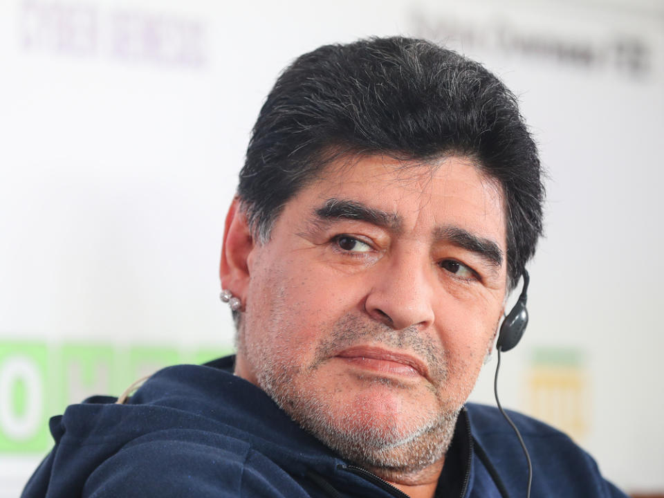 Diego Maradona ist in Isoaltion (Bild: Andrew Makedonski/Shutterstock.com)