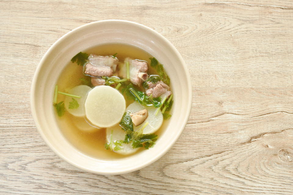 夏天減肥湯食譜2：楊冪同款煎蛋蘿蔔湯（示意圖/Getty Image）