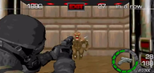 This mod perfectly brings together Resident Evil 4 and Doom