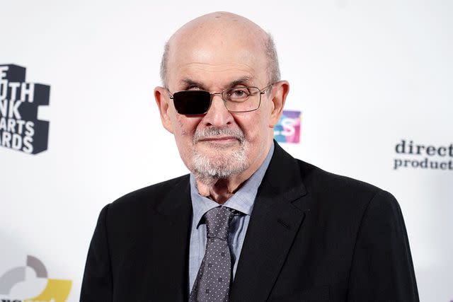 <p>Jordan Pettitt/PA Images via Getty</p> Salman Rushdie in 2023