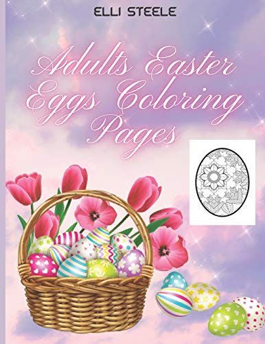 18) Adults Easter Eggs Coloring Pages
