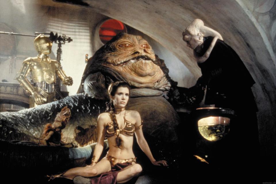 The notorious Jabba the Hutt in 1983's 'Return of the Jedi' (credit: Lucasfilm)