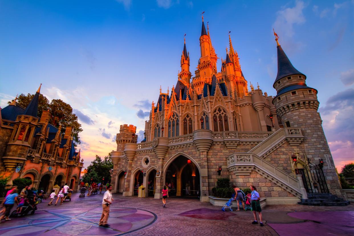 Cinderella Castle, Magic Kingdom At Walt Disney World Resort in Orlando, Florida