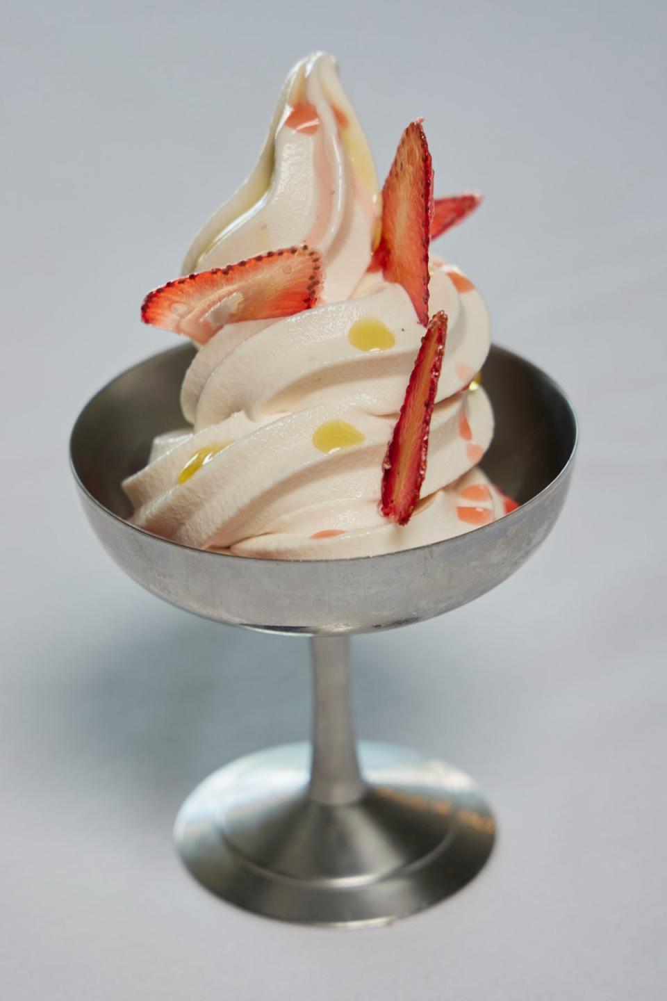 Mind-blower: the soft serve with Kentish strawberries (Matt Writtle)