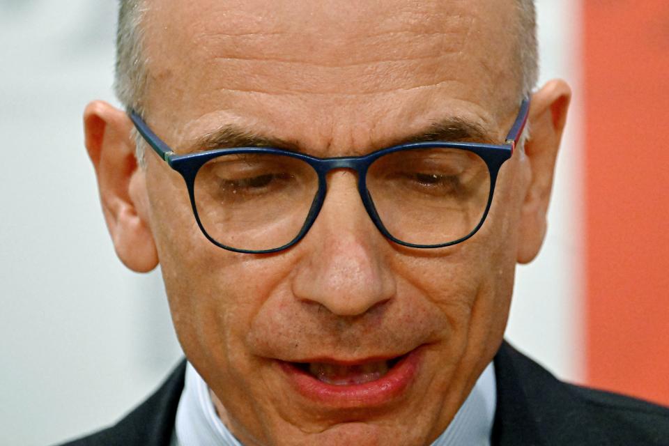 Enrico Letta dimite tras los malos resultados en las elecciones italianas.(Photo by ALBERTO PIZZOLI/AFP via Getty Images)