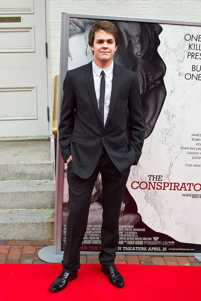 The Conspirator DC premiere 2011 Johnny Simmons