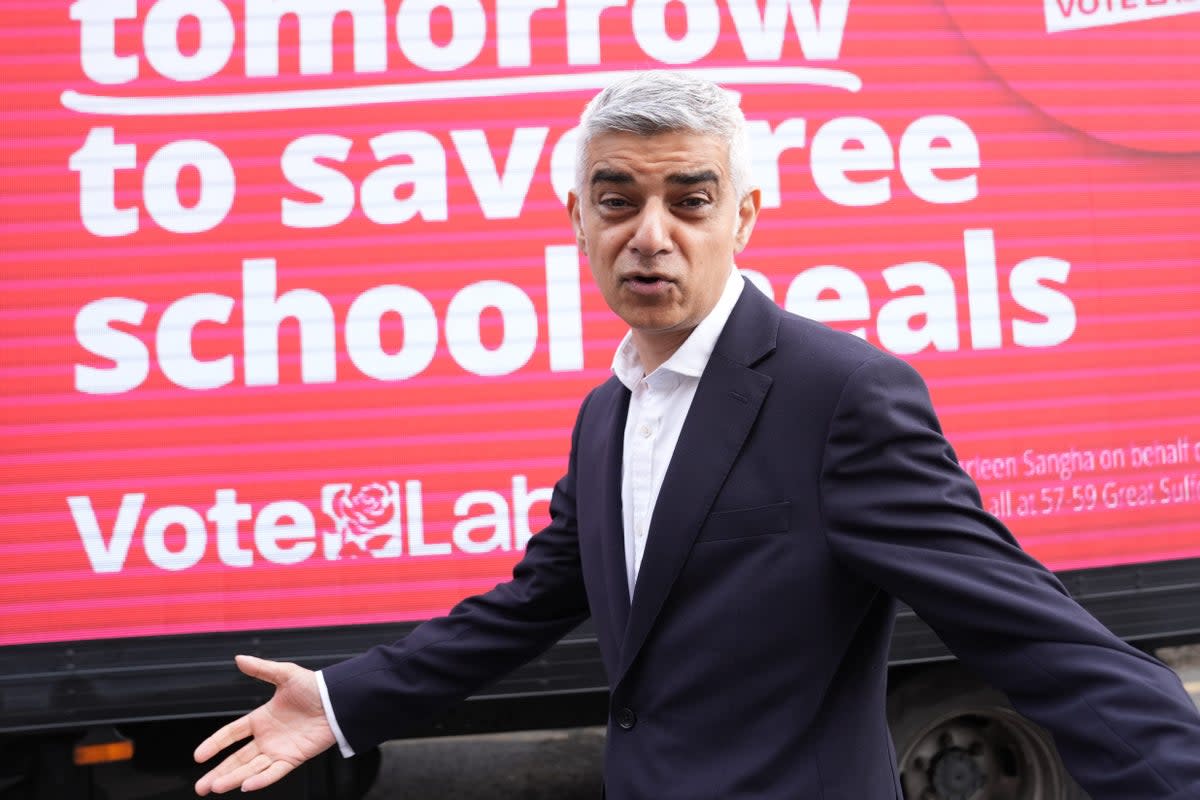 Sadiq Khan has won a third term (Stefan Rousseau/PA) (PA Wire)