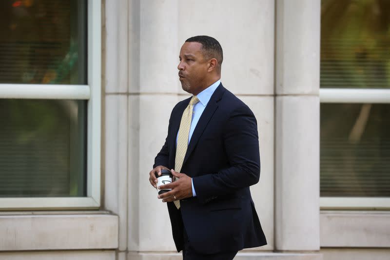 Peace, U.S. Attorney for the Eastern District of New York, arrives at the Brooklyn federal courthouse in Brooklyn, New York