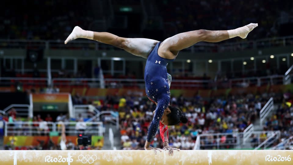 Douglas is a three-time Olympic gold medalist. - Ezra Shaw/Getty Images