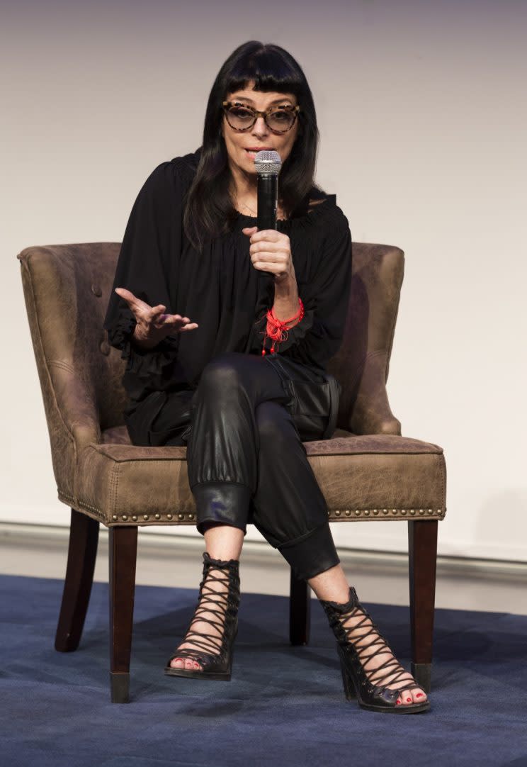 Legendary New York designer Norma Kamali speaks at the SCADstyle conference at Savannah College of Art and Design. (Photo: Courtesy of SCAD)