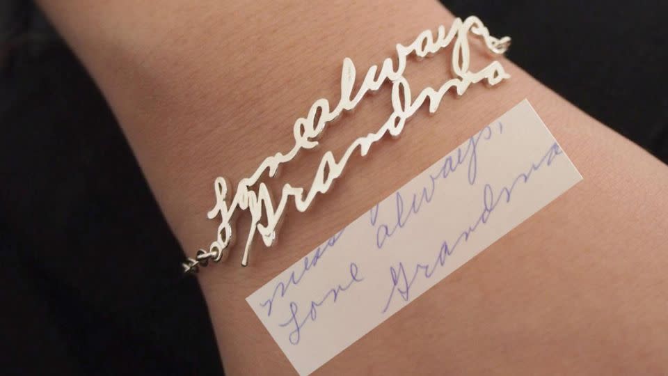 CaitlynMinimalist Actual Handwriting Bracelet  - Etsy