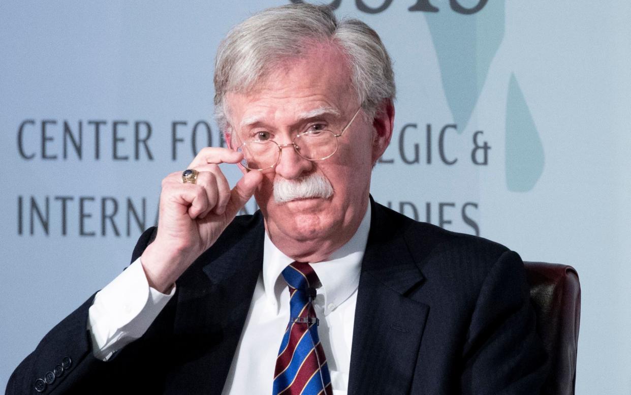 John Bolton is said to have stepped in over efforts to get Ukraine to investigate Joe Biden - REX