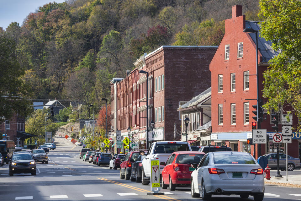Main Street in Montpelier, Vermont.