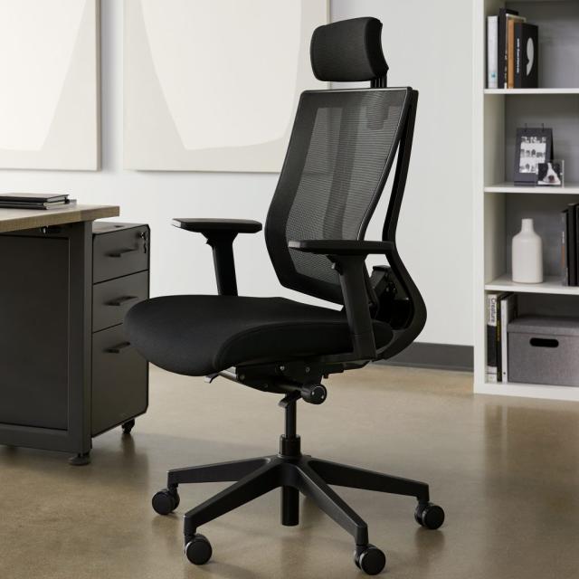 notre dame leather office chair