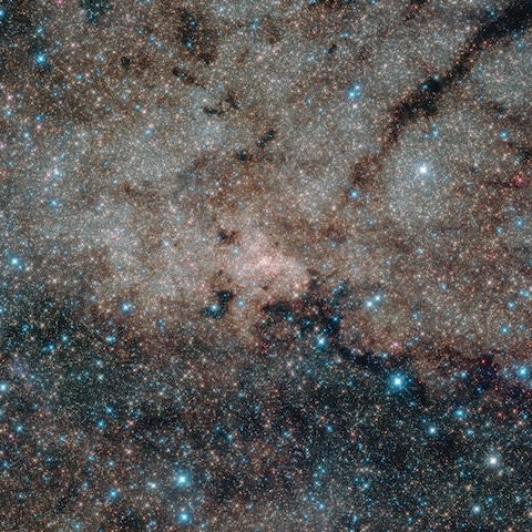 The centre of the Milky Way, 27 000 light-years away from Earth - Credit: AFP/Getty Images