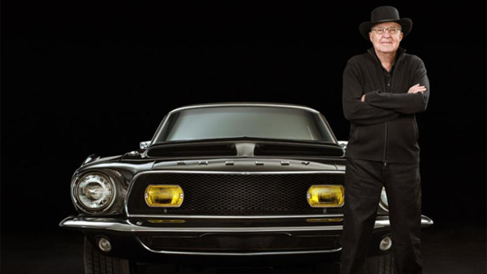 Carroll Shelby and his 1968 Mustang “Black Hornet”