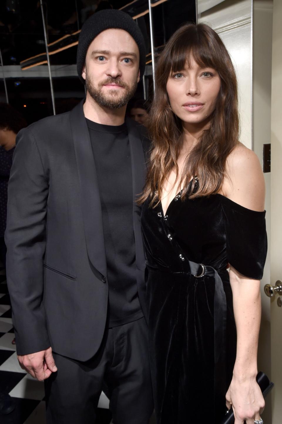 Justin Timberlake and Jessica Biel in Manning Cartell