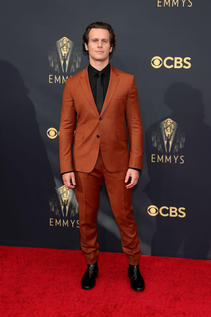 Jonathan Groff attends the 73rd Primetime Emmy Awards on Sept. 19 at L.A. LIVE in Los Angeles. (Photo: Rich Fury/Getty Images)
