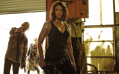 Maggie has shown herself to be a match for the Walkers - Credit: AMC