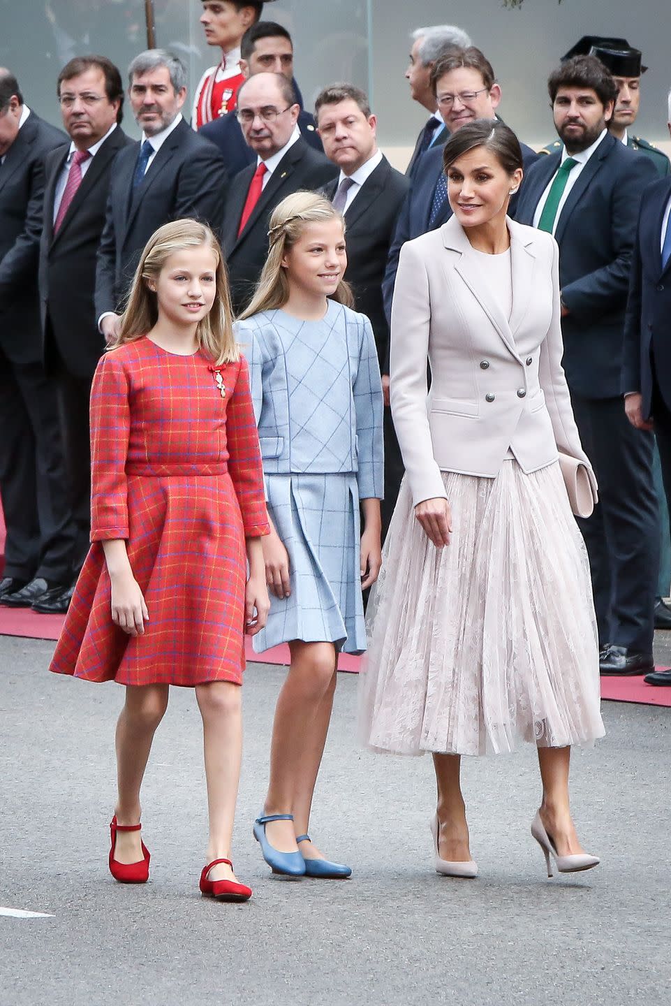 Spanish Royals Attend The National Day Military Parade