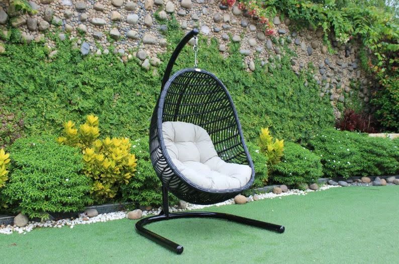 <p><a href="https://go.redirectingat.com?id=74968X1596630&url=https%3A%2F%2Fwww.allmodern.com%2Foutdoor%2Fpdp%2Fcarmen-porch-swing-with-stand-bbze3114.html&sref=https%3A%2F%2Fwww.housebeautiful.com%2Fshopping%2Ffurniture%2Fg38984589%2Fbest-hanging-egg-chair%2F" rel="nofollow noopener" target="_blank" data-ylk="slk:Shop Now;elm:context_link;itc:0;sec:content-canvas" class="link rapid-noclick-resp">Shop Now</a></p><p>Carmen Porch Swing</p><p>allmodern.com</p><p>$970.00</p>