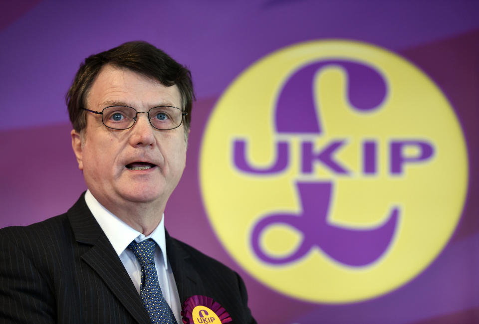 UKIP leader Gerard Batten (Getty)