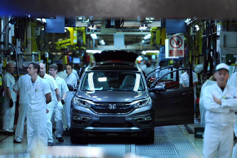 File photo: The factory is Honda's only one in the EU (PA)