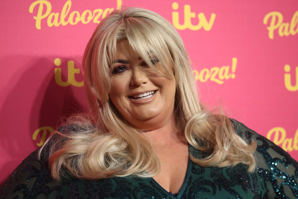 LONDON, ENGLAND - NOVEMBER 12: Gemma Collins attends the ITV Palooza 2019 at The Royal Festival Hall on November 12, 2019 in London, England. (Photo by Lia Toby/Getty Images)