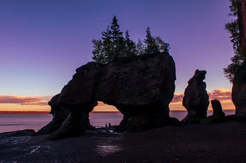 Hopewell Rocks at low tide along the Bay of Fundy - Credit: istock