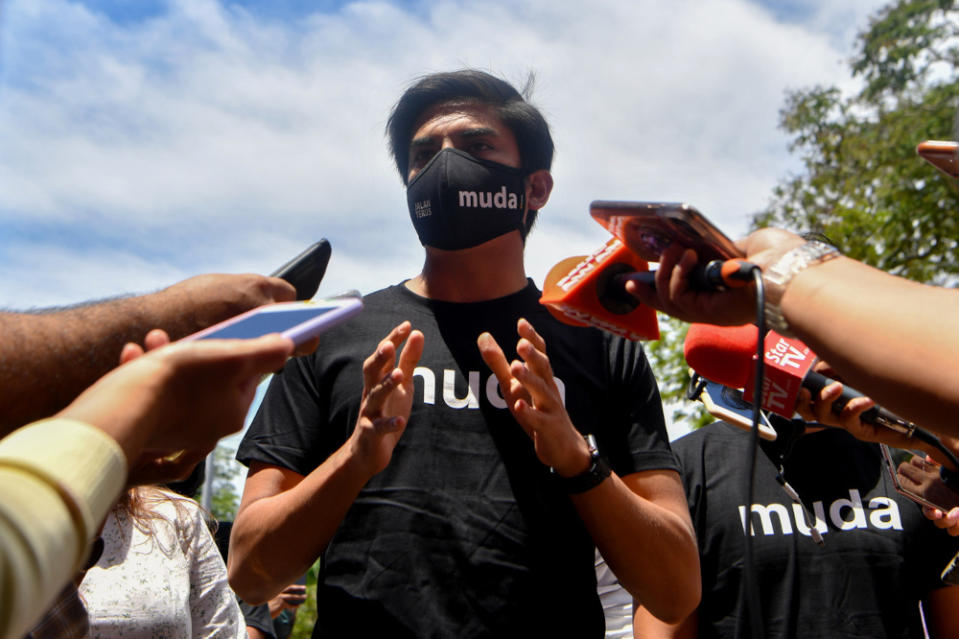 Muda pro-tem president Syed Saddiq Syed Abdul Rahman said the initiative is crucial as mere cosmetic changes to Malaysia’s policies would not work in the long run. — Bernama pic