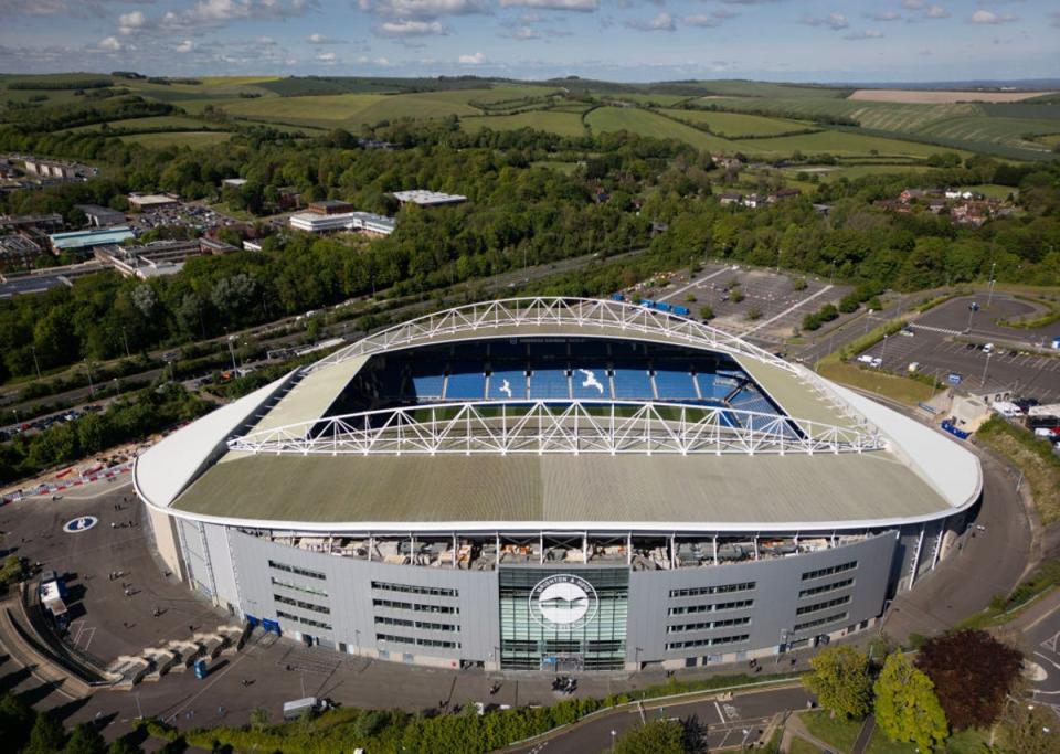 Brighton is one of the most upwardly mobile clubs in the league - and just 90 minutes from London (Getty Images)