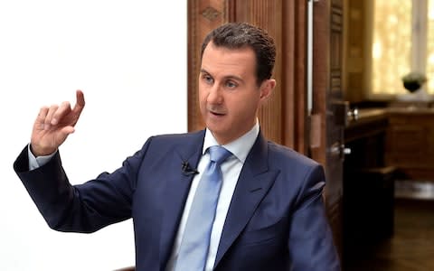 Syria's President Bashar al-Assad: 'Back in 2012, I gave the Government a plan to deal with Assad', says General Lord Richards. 'There was no interest in it' - Credit:  REUTERS/ SANA