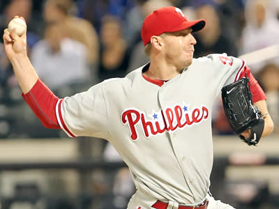 Roy Halladay leads the league in innings, strikeouts, complete games and shutouts