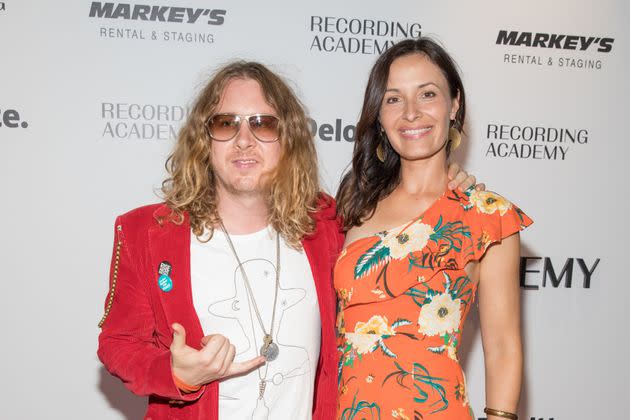 Ben Kweller and his wife, Liz Smith Kweller, in 2019.