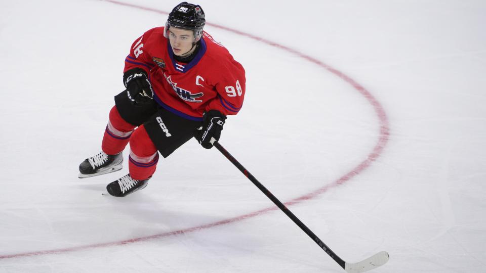 The Chicago Blackhawks' NHL Draft Lottery win earned them the right to pick a potential franchise changer in Connor Bedard. (Anne-Marie Sorvin/USA TODAY Sports)