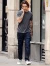 <p>Liam Payne takes a call while out in N.Y.C.'s Soho neighborhood on Saturday.</p>