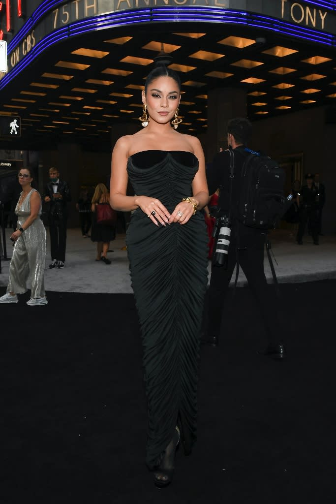 Vanessa Hudgens attends the Tony Awards 2022 at Radio City Music Hall in New York City on June 12, 2022. - Credit: Michael Buckner for WWD