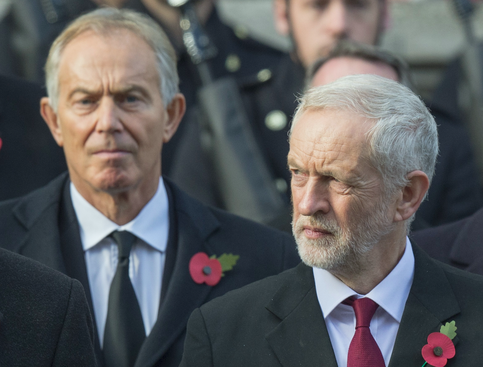 <em>Tony Blair believes Jeremy Corbyn’s left-wing policies would prove “challenging” to the country after Brexit (Rex)</em>