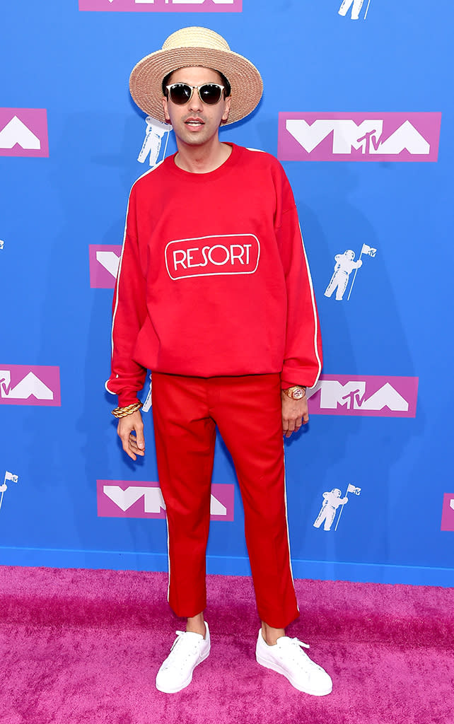 <p>DJ Cassidy attends the 2018 MTV Video Music Awards at Radio City Music Hall on August 20, 2018 in New York City. (Photo: Jamie McCarthy/Getty Images) </p>