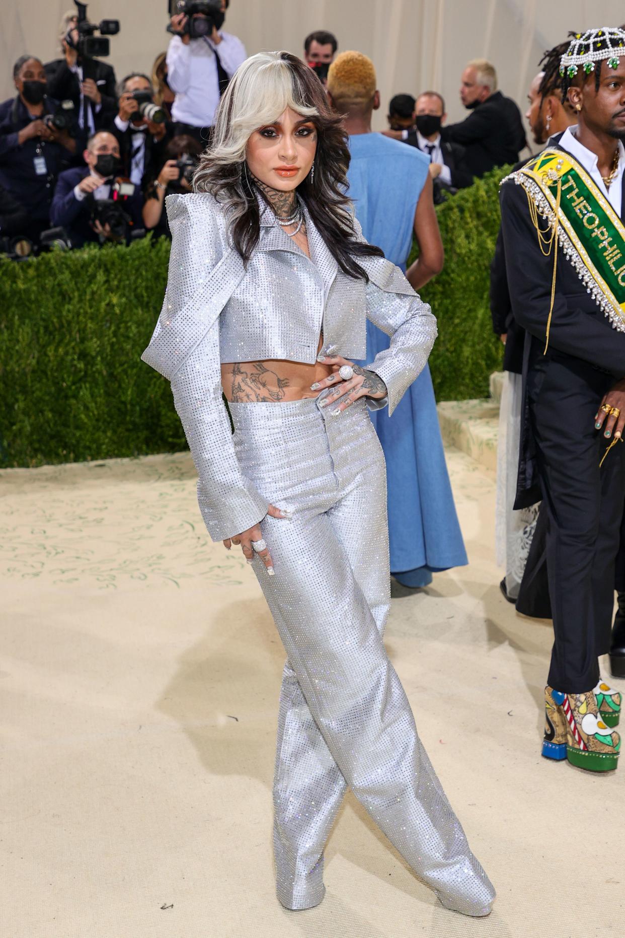 Kehlani attends The 2021 Met Gala Celebrating In America: A Lexicon Of Fashion at Metropolitan Museum of Art on Sept. 13, 2021 in New York.